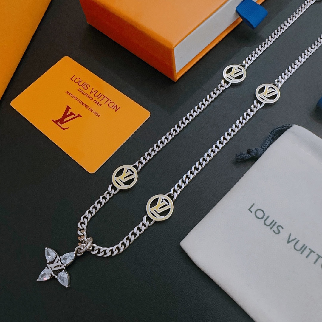 【2026】【LOUIS VUITTON】ネックレス、新しいネックレス万能シンプルファッションオーナメント 240813-BRAND OFF