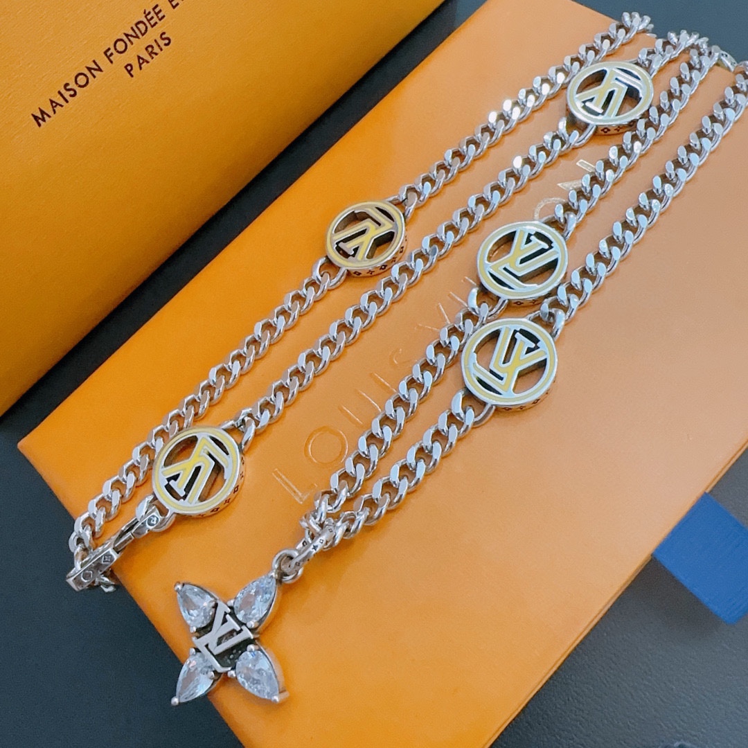 【2026】【LOUIS VUITTON】ネックレス、新しいネックレス万能シンプルファッションオーナメント 240813-BRAND OFF