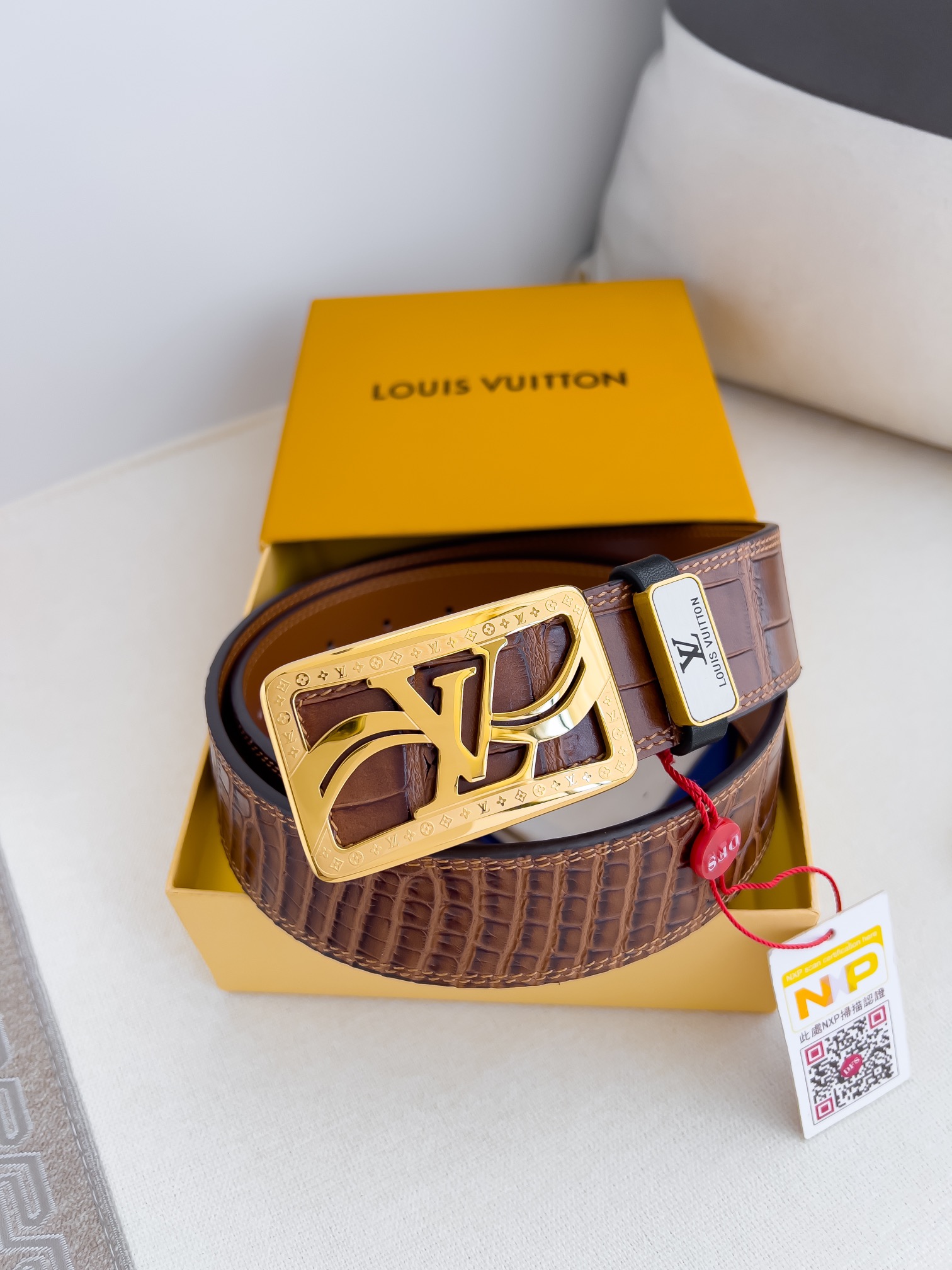 LV【LOUIS VUITTON】(ルイヴィトン) 3.8cmベルト メンズ  240903-BRAND OFF