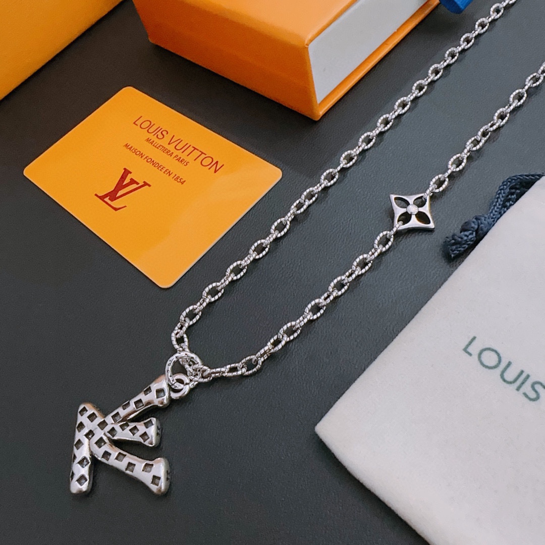 【LOUIS VUITTON】ネックレス、新しいネックレス万能シンプルファッションオーナメント 240813-BRAND OFF