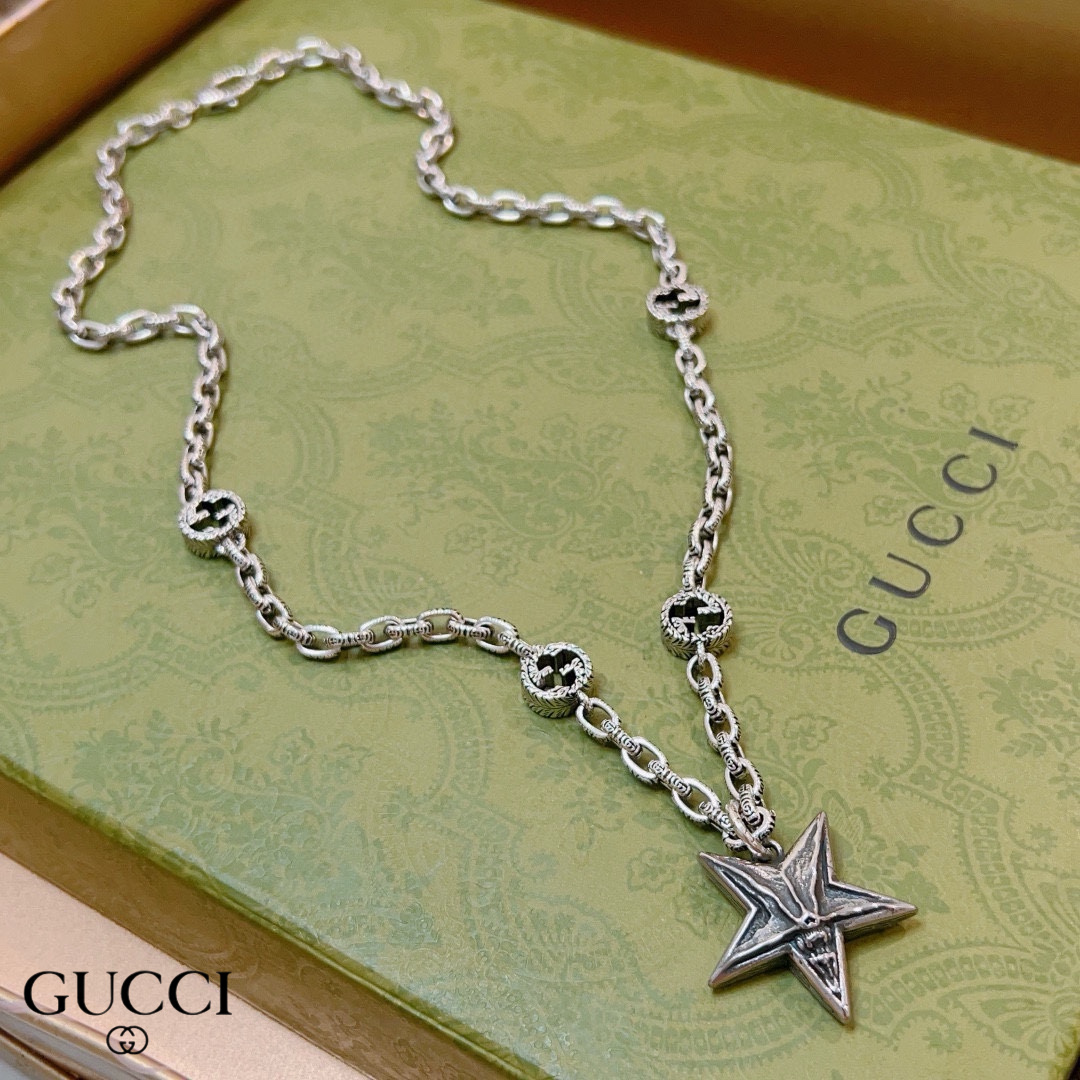 【GUCCI】ネックレス、新しいネックレス万能シンプルファッションオーナメント 240815-BRAND OFF