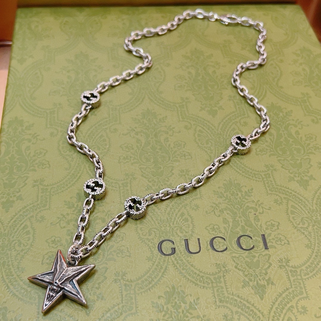 【GUCCI】ネックレス、新しいネックレス万能シンプルファッションオーナメント 240815-BRAND OFF