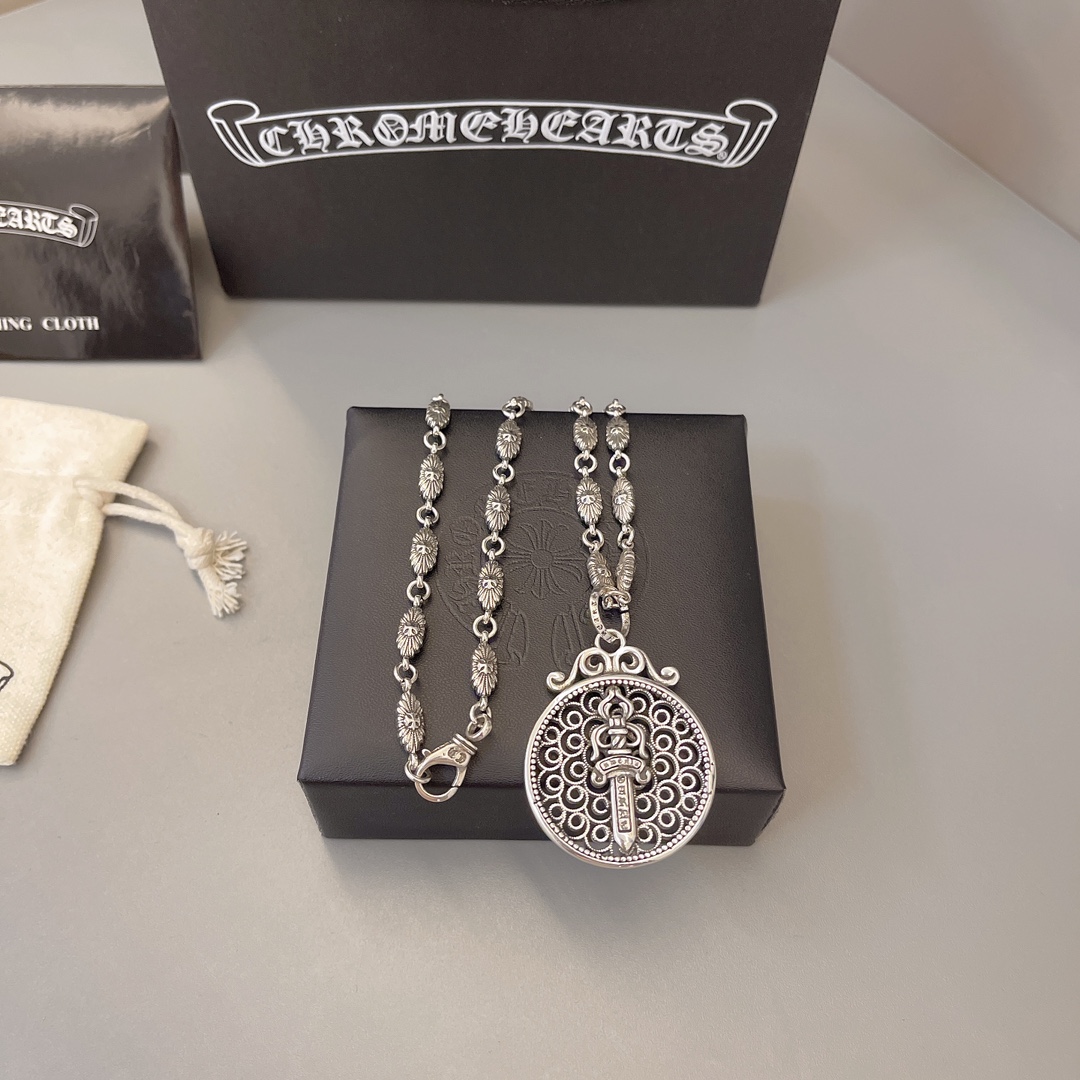 【CHROME HEARTS】ネックレス、新しいネックレス万能シンプルファッションオーナメント  241014-BRAND OFF