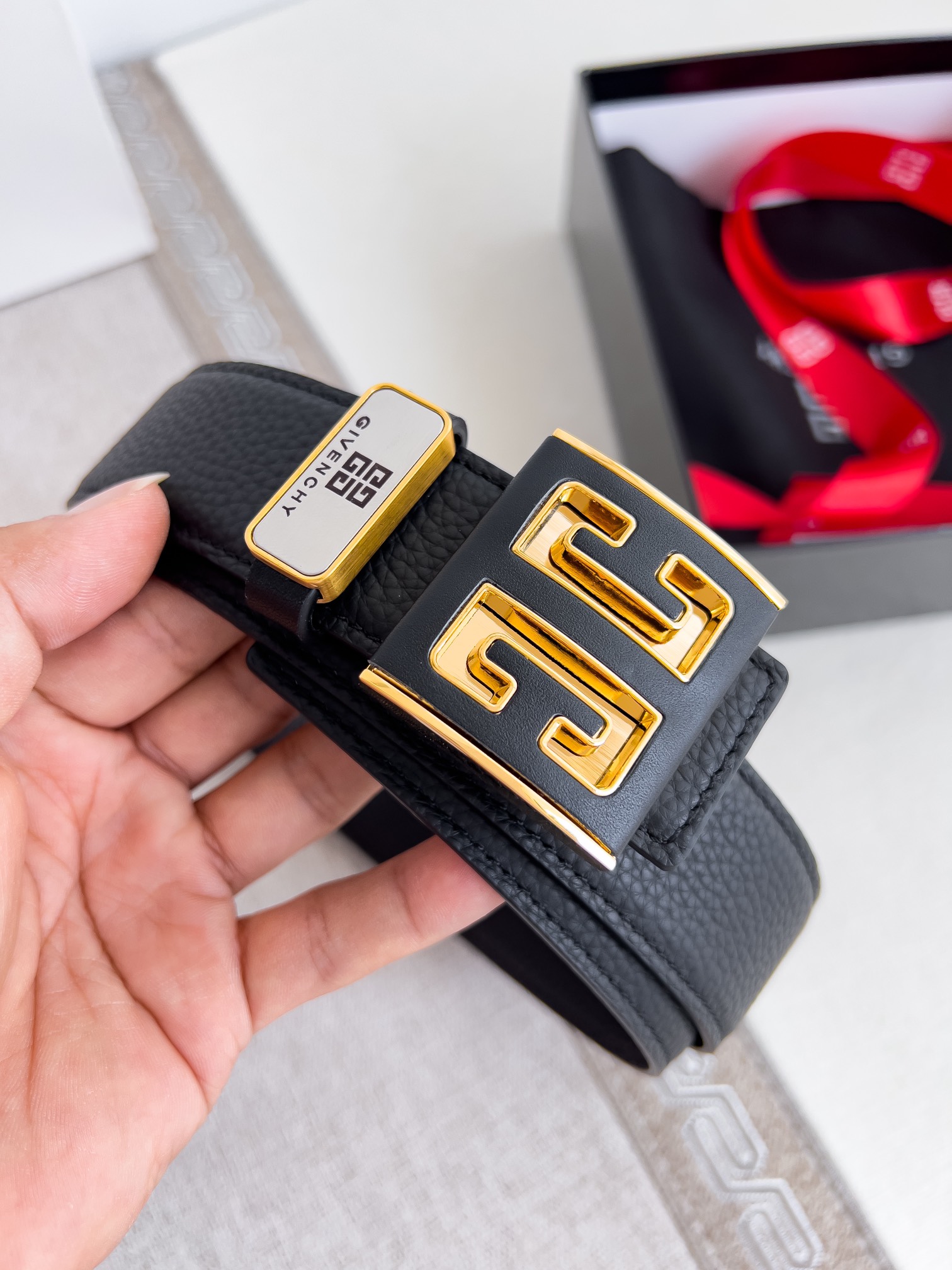 【GIVENCHY】(ジバンシー) 3.5cmベルト メンズ 240903-BRAND OFF