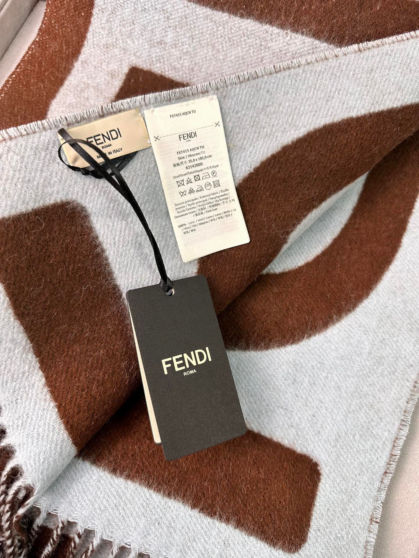 【FENDI  フェンディ】スカーフ30*180CM   241109-BRAND OFF