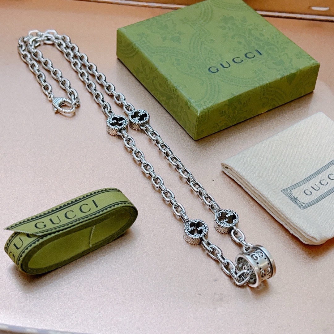 【GUCCI】ネックレス、新しいネックレス万能シンプルファッションオーナメント 240815-BRAND OFF
