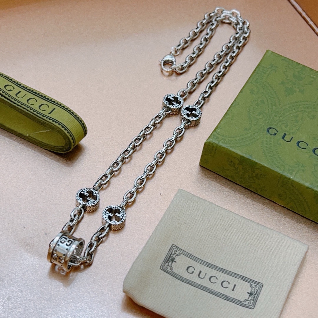 【GUCCI】ネックレス、新しいネックレス万能シンプルファッションオーナメント 240815-BRAND OFF