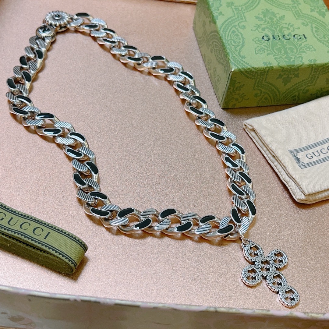 【GUCCI】ネックレス、新しいネックレス万能シンプルファッションオーナメント 240815-BRAND OFF