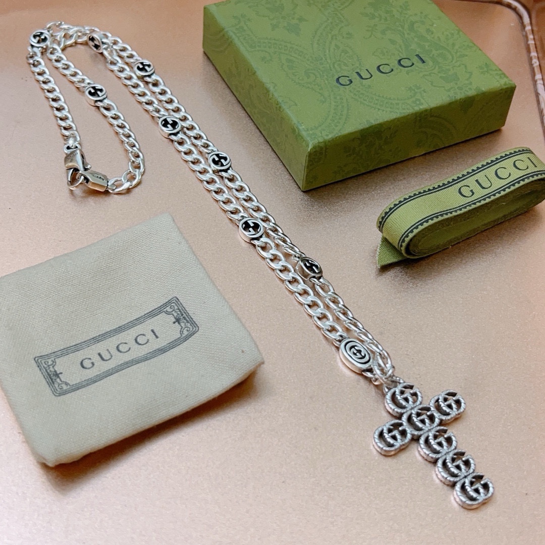 【2026】【GUCCI】ネックレス、新しいネックレス万能シンプルファッションオーナメント 240815-BRAND OFF