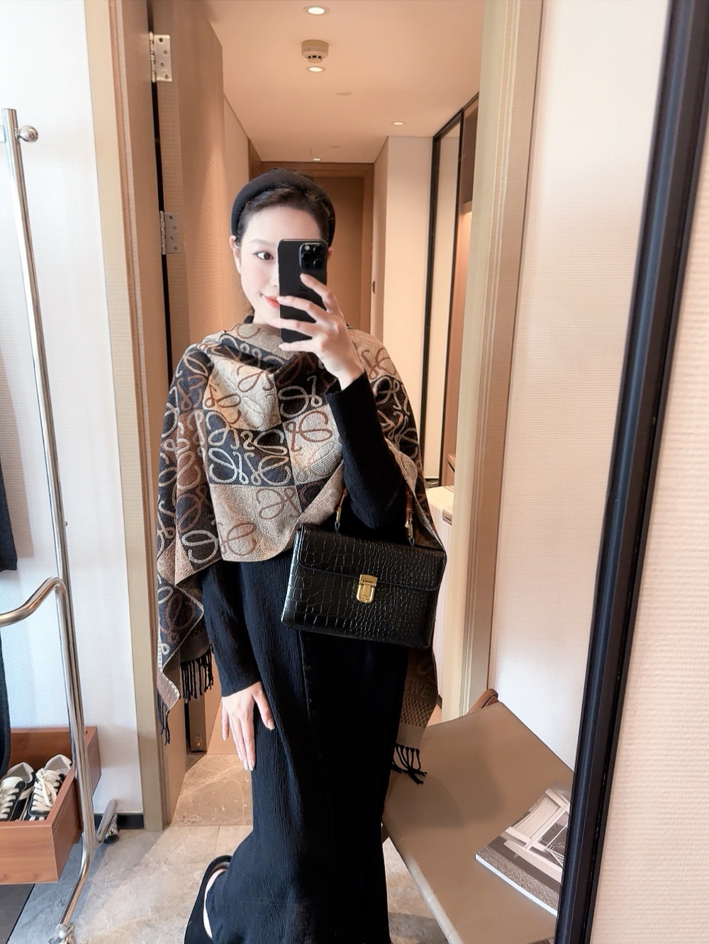 【LOEWE ロエベ】スカーフ 65*180CM   241109-BRAND OFF