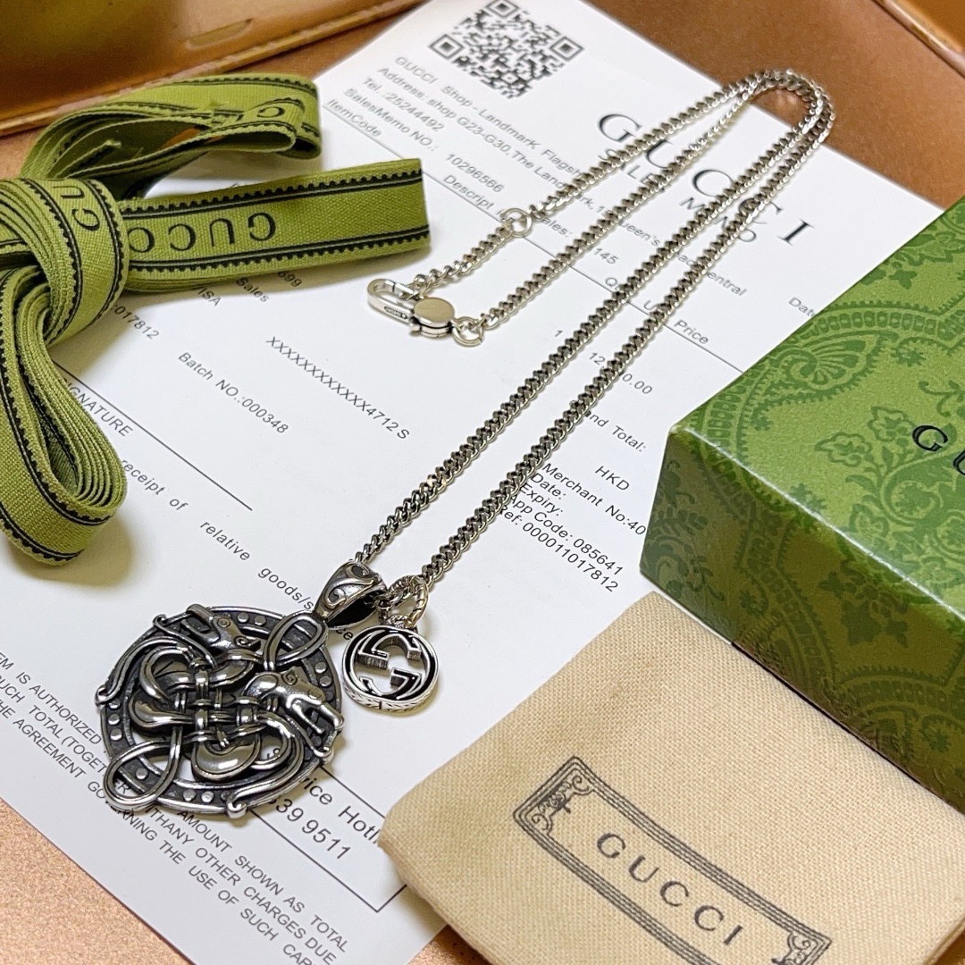 【GUCCI】ネックレス、新しいネックレス万能シンプルファッションオーナメント241015-BRAND OFF