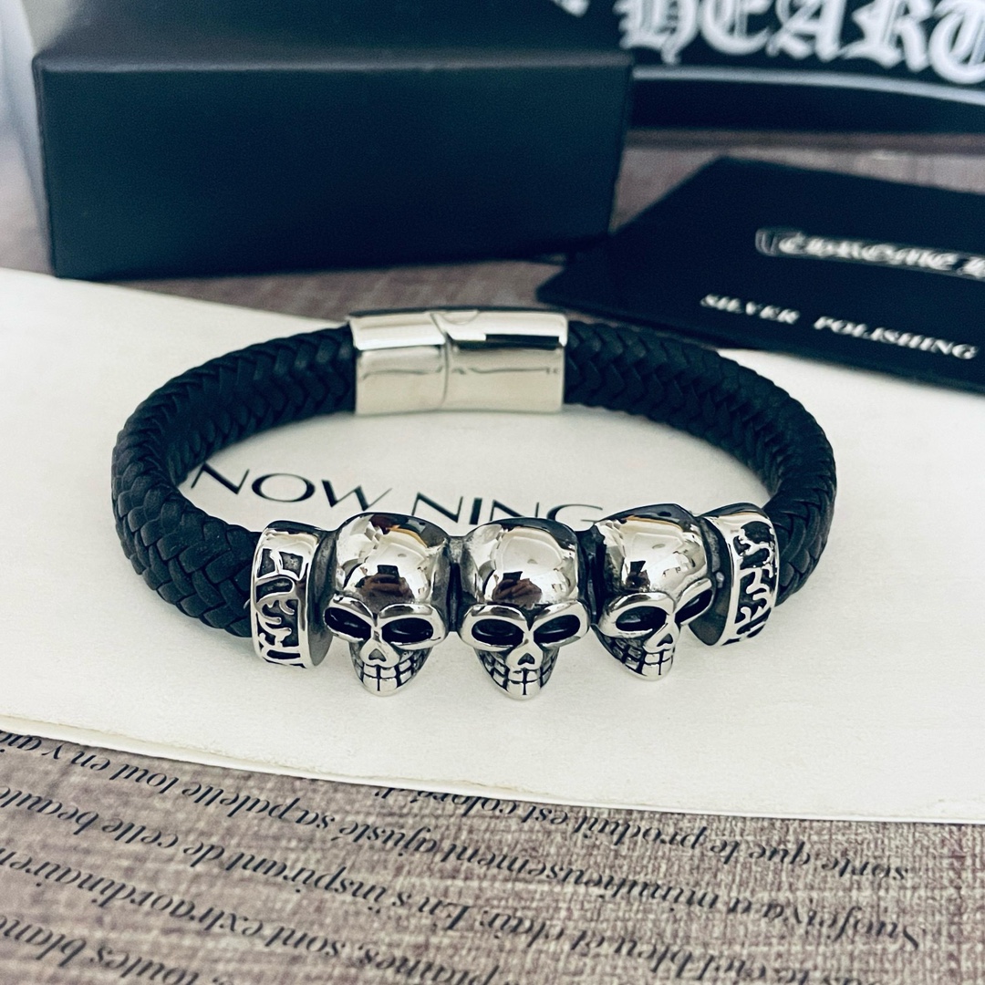 【CHROME HEARTS】ブレスレット、ファッションシンプルなスタイル   241015-BRAND OFF