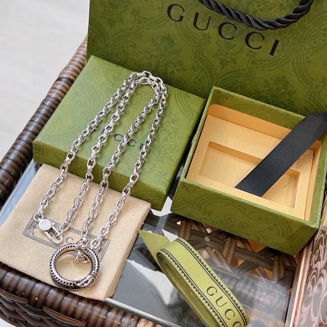 【GUCCI】ネックレス、新しいネックレス万能シンプルファッションオーナメント241015-BRAND OFF