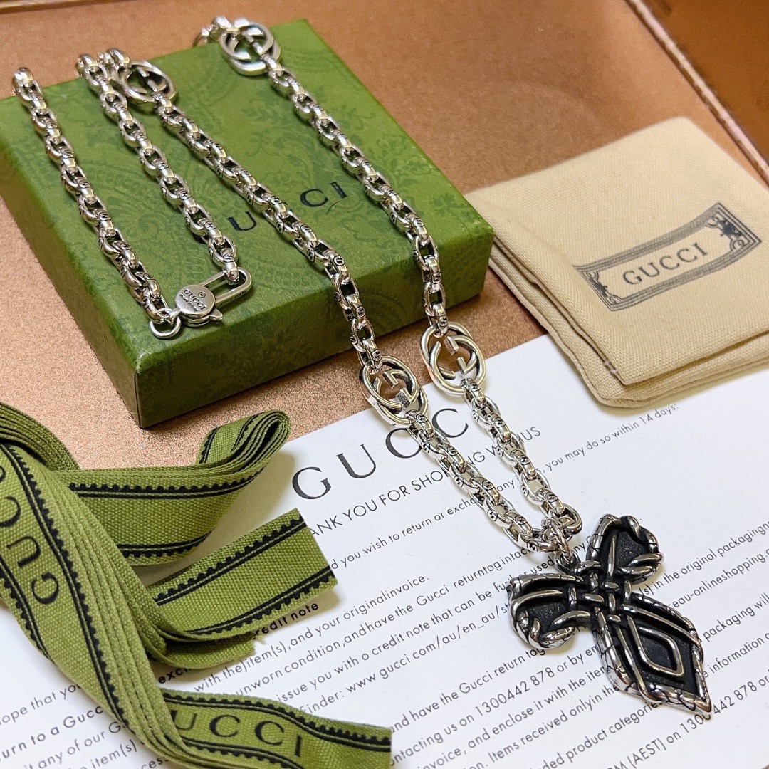 【GUCCI】ネックレス、新しいネックレス万能シンプルファッションオーナメント241015-BRAND OFF