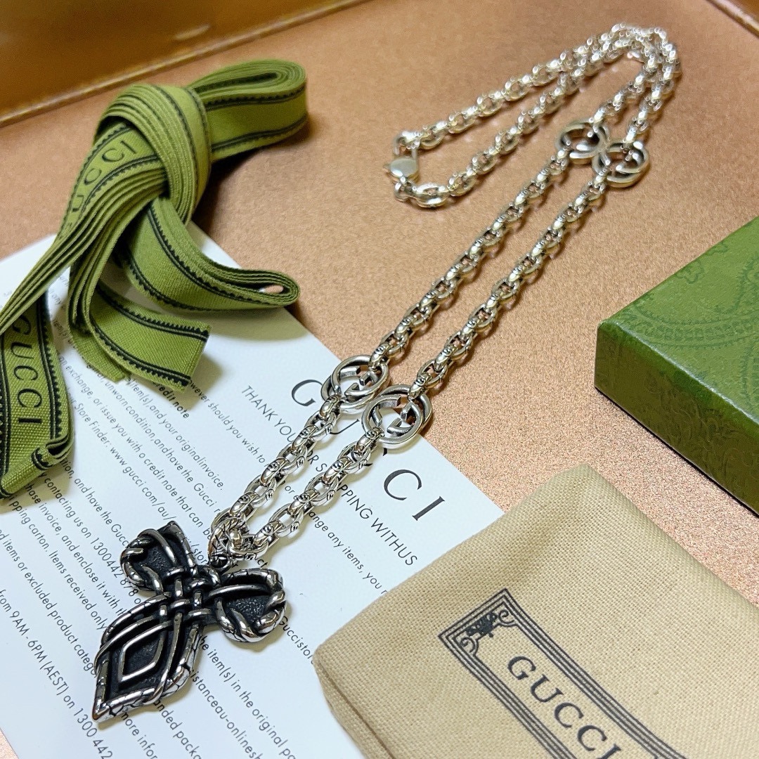 【GUCCI】ネックレス、新しいネックレス万能シンプルファッションオーナメント241015-BRAND OFF