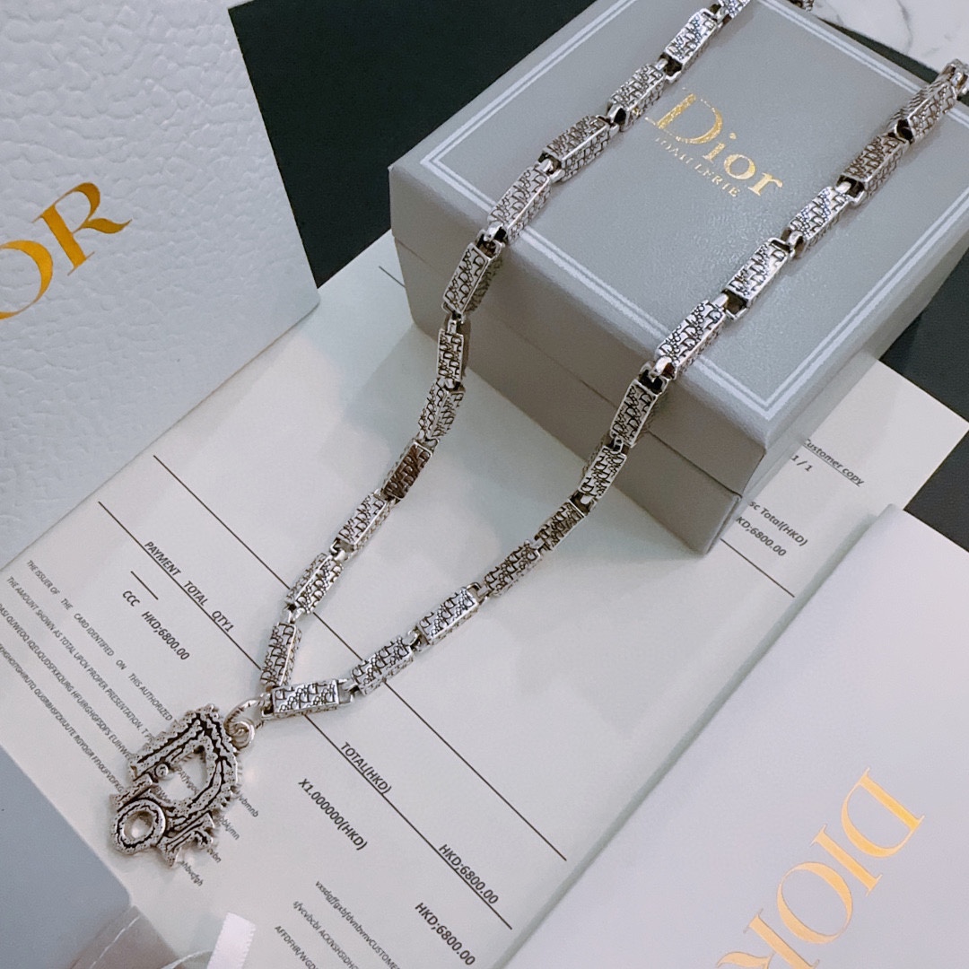 【DIOR】ネックレス、新しいネックレス万能シンプルファッションオーナメント241015-BRAND OFF