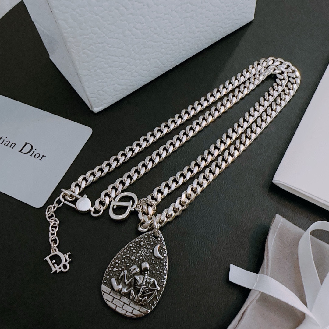 【DIOR】ネックレス、新しいネックレス万能シンプルファッションオーナメント 241015-BRAND OFF