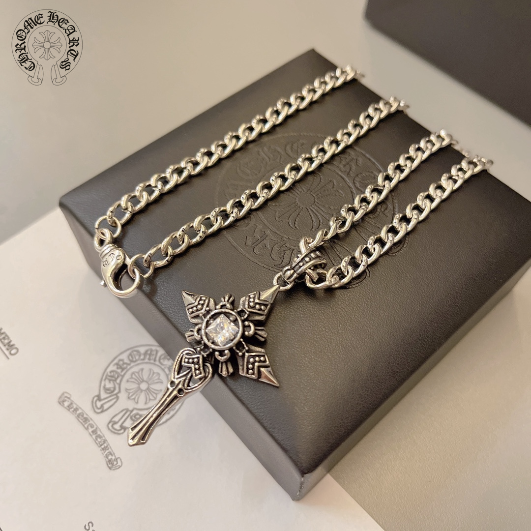 【CHROME HEARTS】ネックレス、新しいネックレス万能シンプルファッションオーナメント  241014-BRAND OFF
