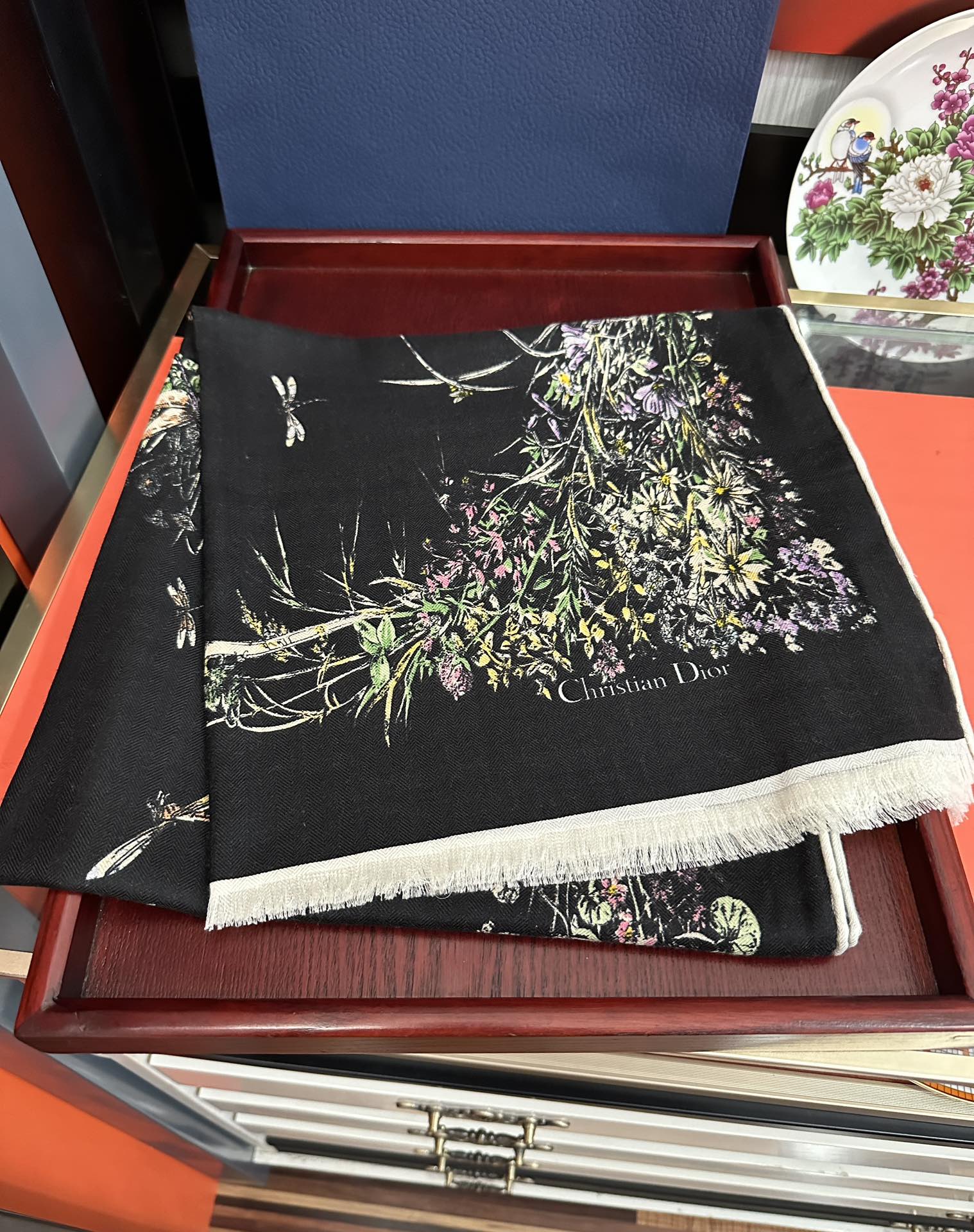 【DIOR  ディオール 】スカーフ 65*185 cm  241108-BRAND OFF