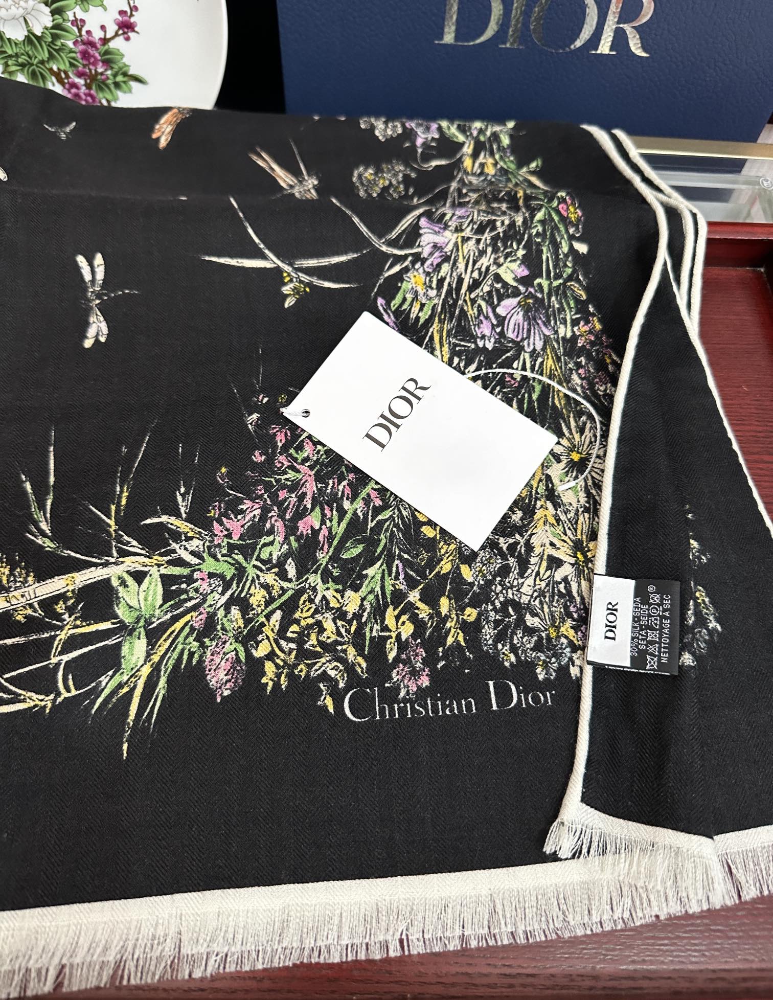 【DIOR  ディオール 】スカーフ 65*185 cm  241108-BRAND OFF