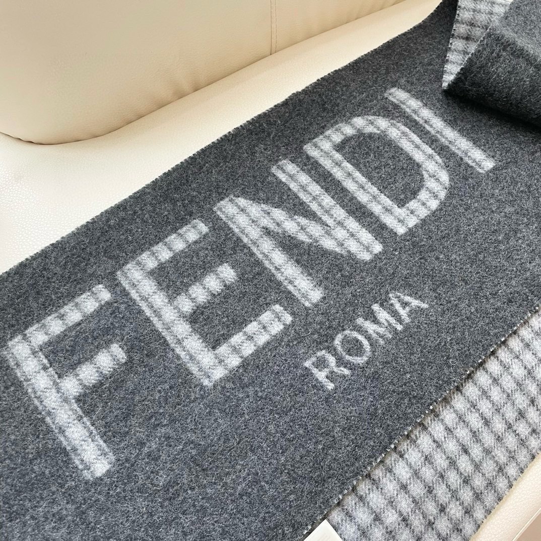 【FENDI  フェンディ】スカーフ30*180CM   241109-BRAND OFF