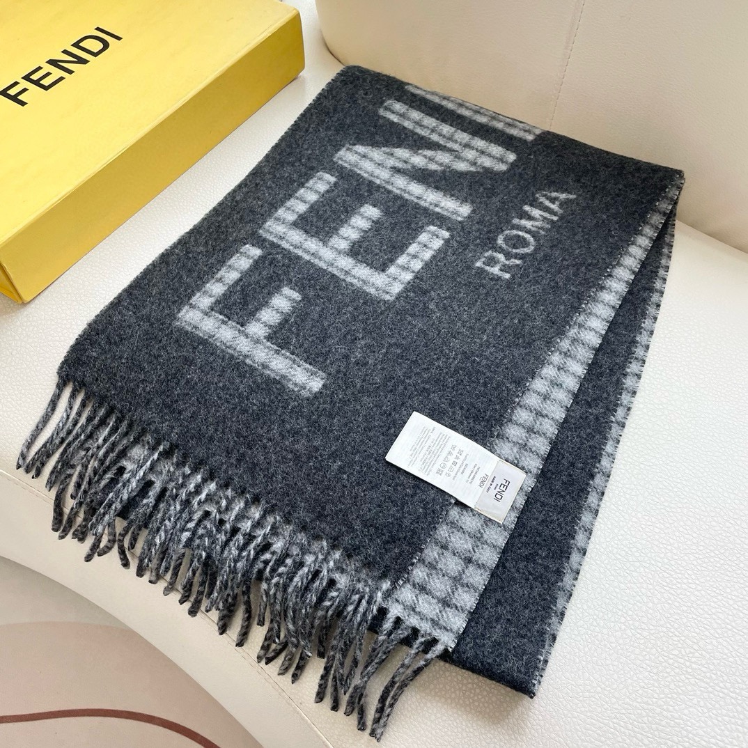 【FENDI  フェンディ】スカーフ30*180CM   241109-BRAND OFF