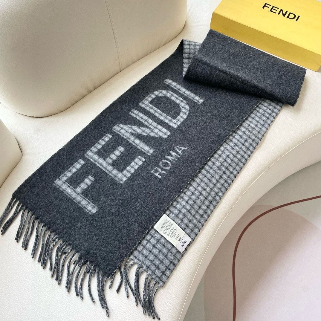 【FENDI  フェンディ】スカーフ30*180CM   241109-BRAND OFF