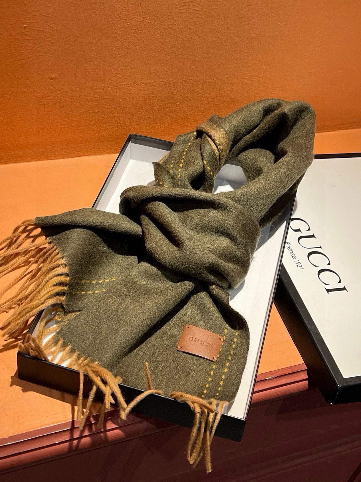 【GUCCI グッチ】スカーフ180*35CM  241108-BRAND OFF