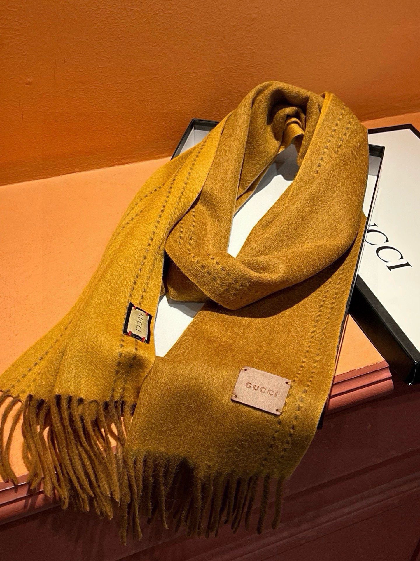 【GUCCI グッチ】スカーフ180*35CM  241108-BRAND OFF