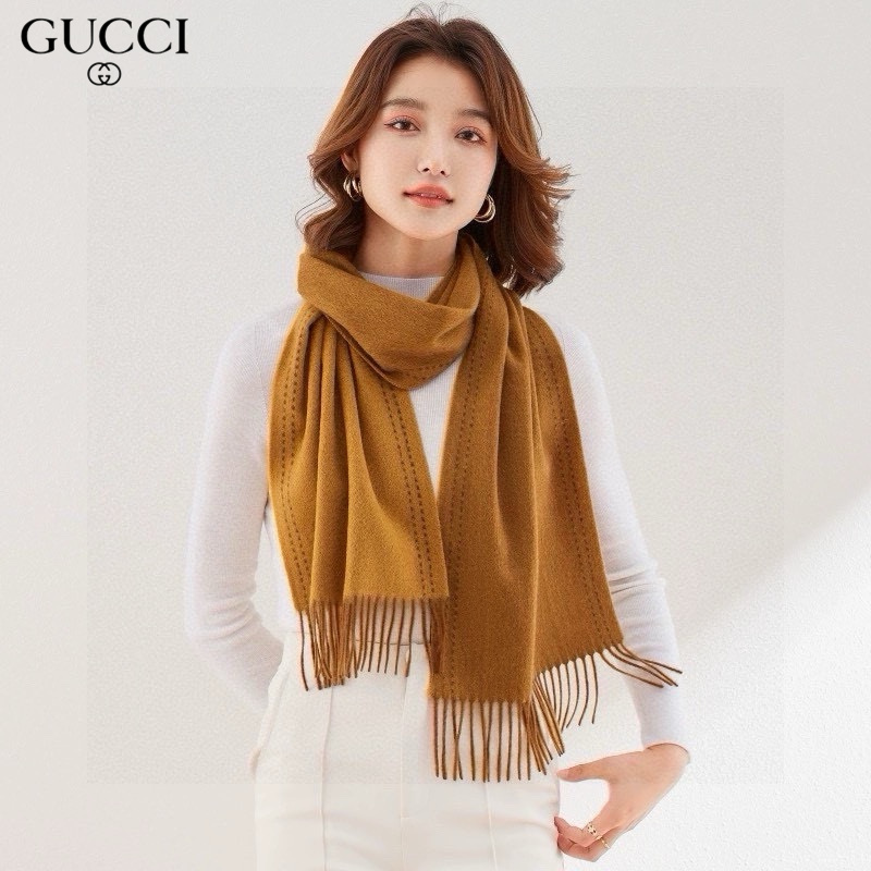 【GUCCI グッチ】スカーフ180*35CM  241108-BRAND OFF