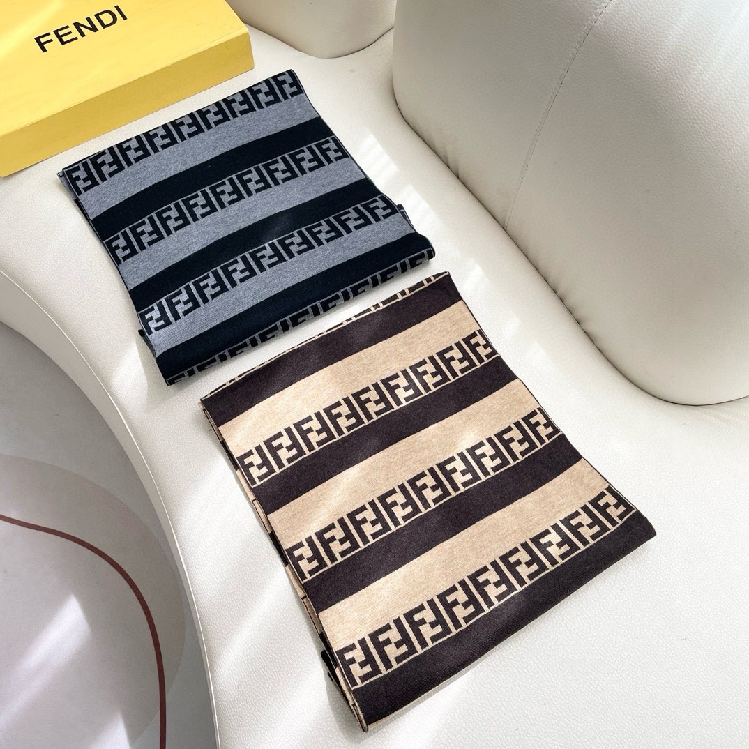 【FENDI  フェンディ】スカーフ32*180CM   241109-BRAND OFF