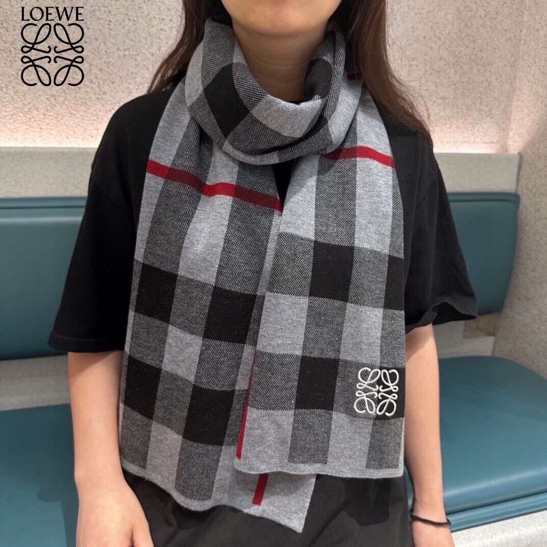 【LOEWE ロエベ】スカーフ32*180CM   241109-BRAND OFF