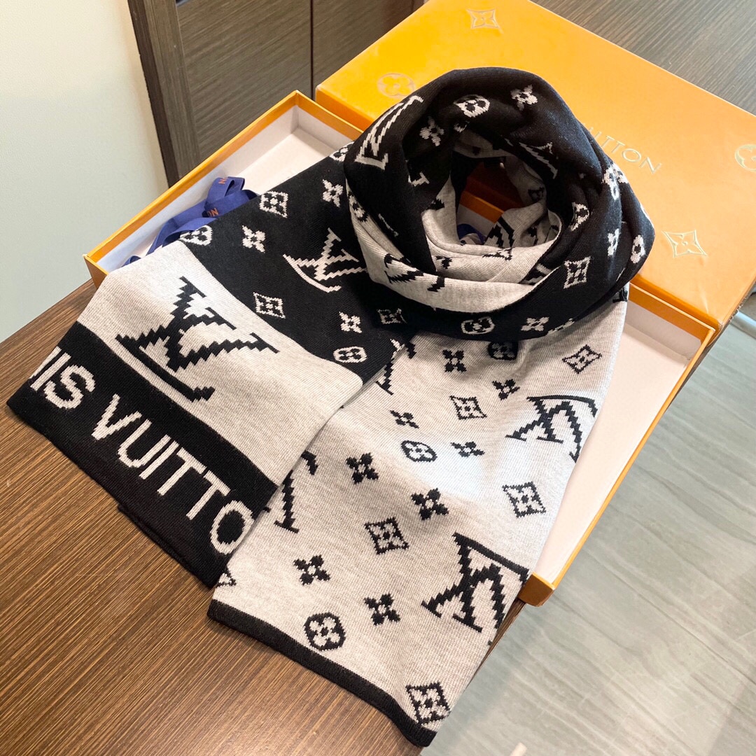 【LV LOUIS VUITTON ルイ·ヴィトン】 スカーフ 30*180cm  241107-BRAND OFF