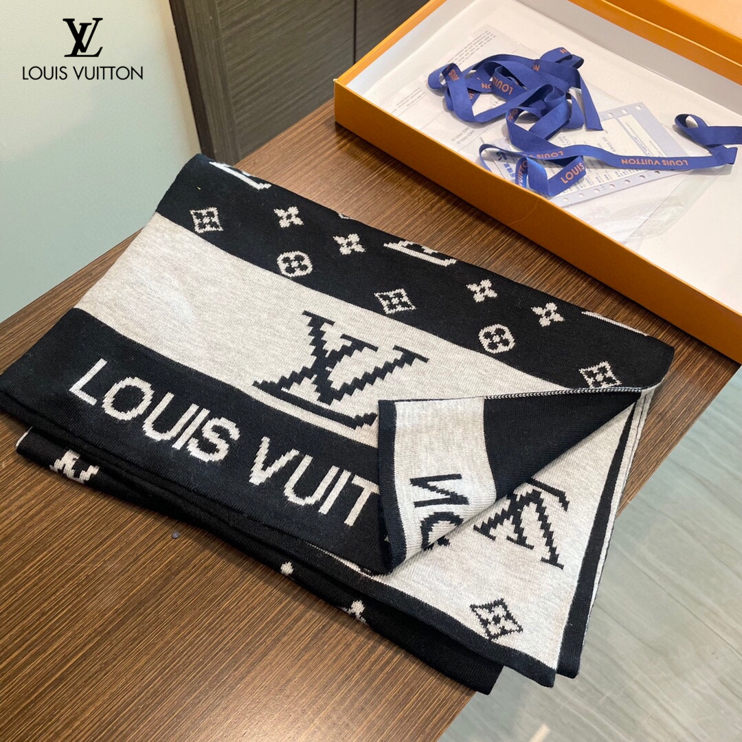 【LV LOUIS VUITTON ルイ·ヴィトン】 スカーフ 30*180cm  241107-BRAND OFF