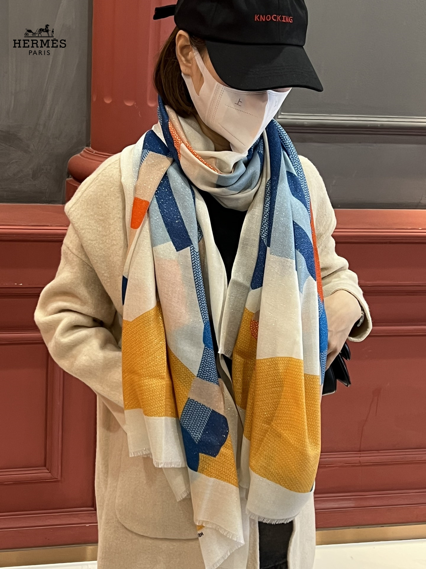 【2026】【HERMES エルメス 】スカーフ   100*200CM  241109-BRAND OFF