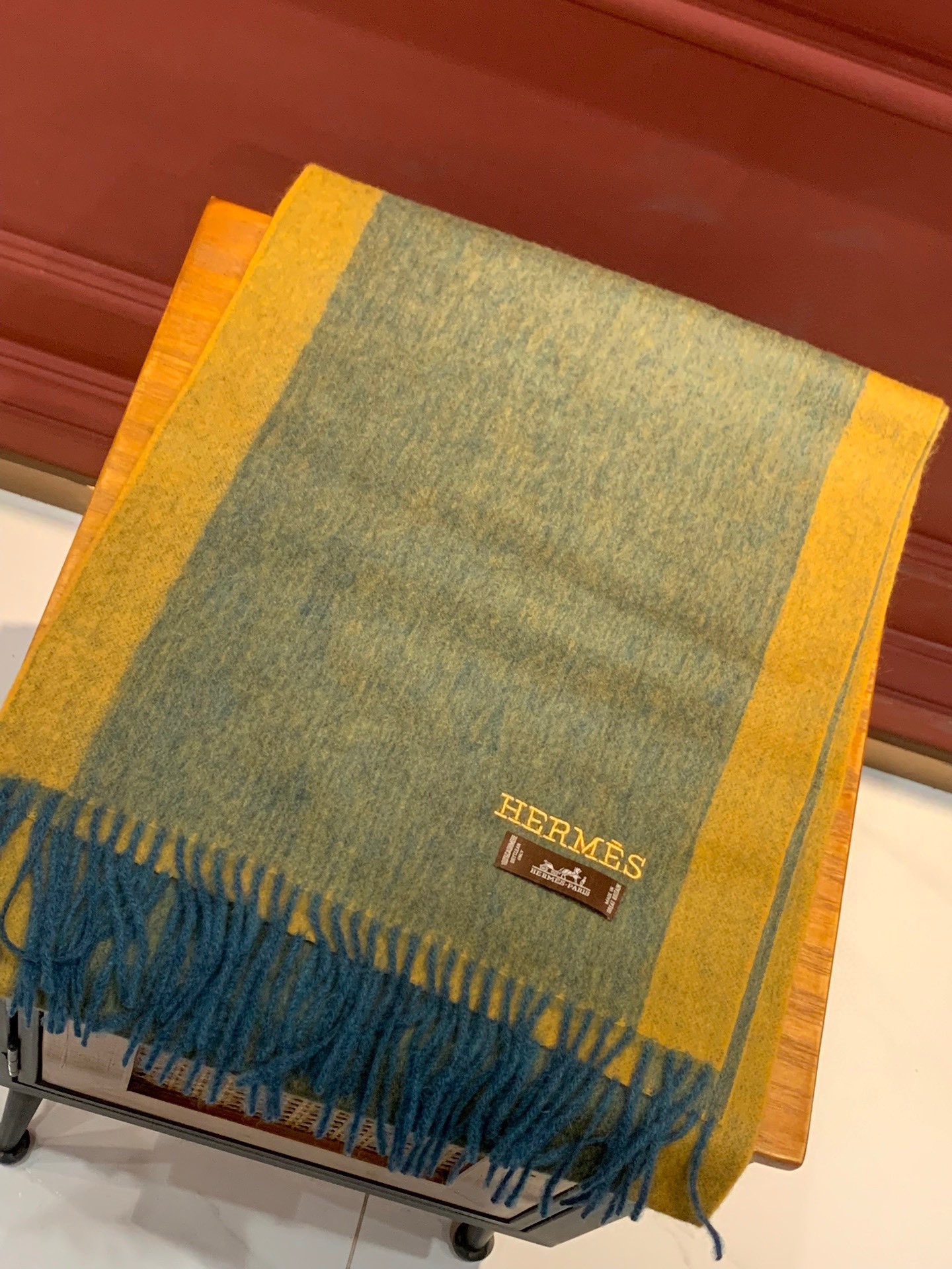 【HERMES エルメス 】スカーフ   35*190CM  241109-BRAND OFF