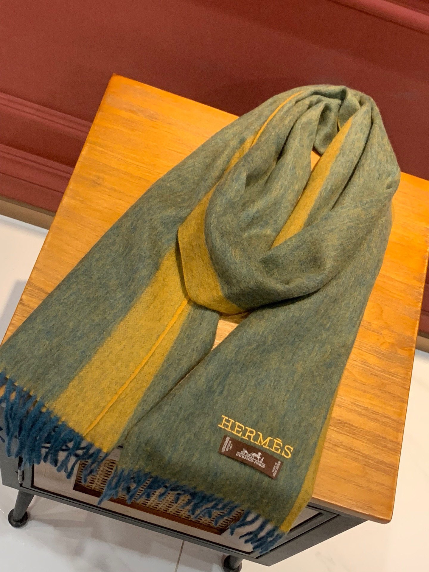 【HERMES エルメス 】スカーフ   35*190CM  241109-BRAND OFF