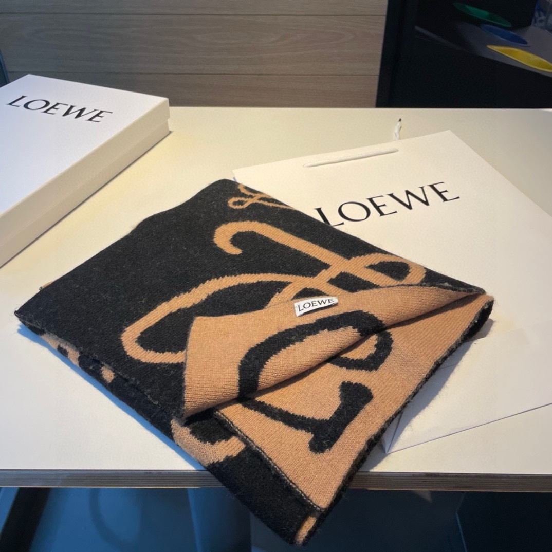 【LOEWE ロエベ】スカーフ 30*190CM   241109-BRAND OFF