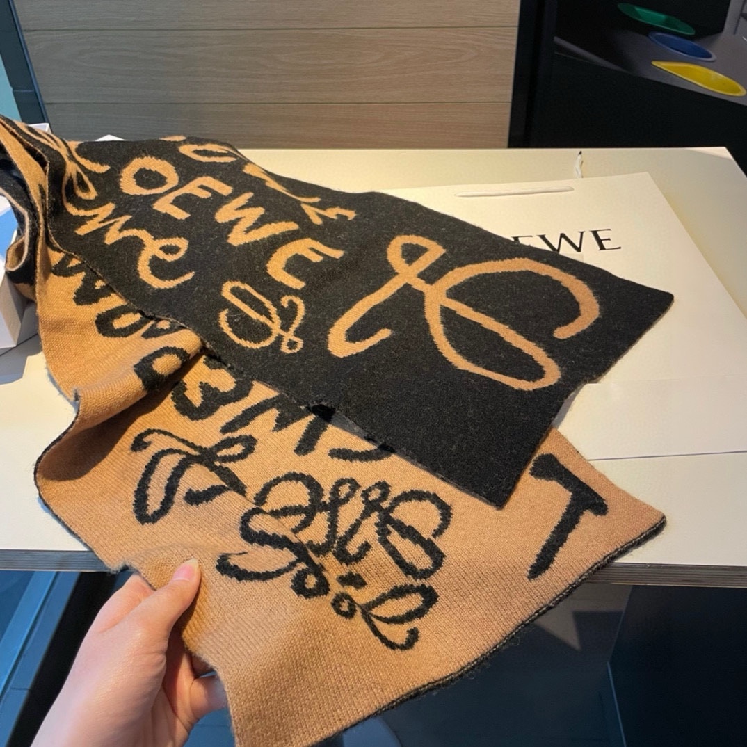 【LOEWE ロエベ】スカーフ 30*190CM   241109-BRAND OFF