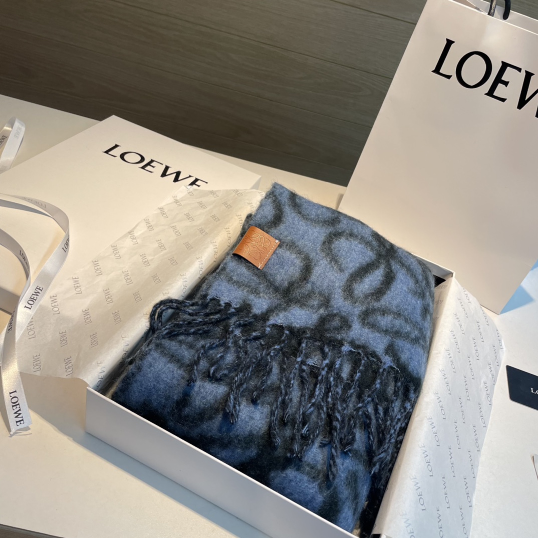【LOEWE ロエベ】スカーフ 30*180CM   241109-BRAND OFF