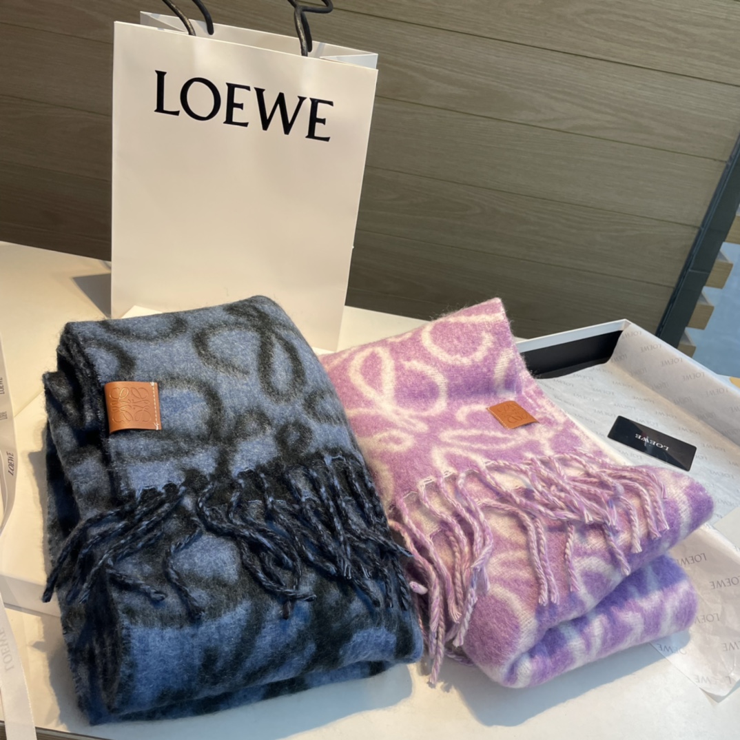 【LOEWE ロエベ】スカーフ 30*180CM   241109-BRAND OFF