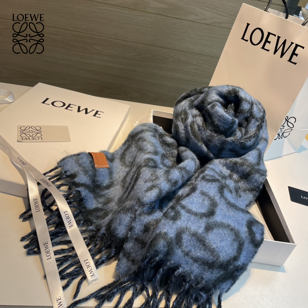 【LOEWE ロエベ】スカーフ 30*180CM   241109-BRAND OFF