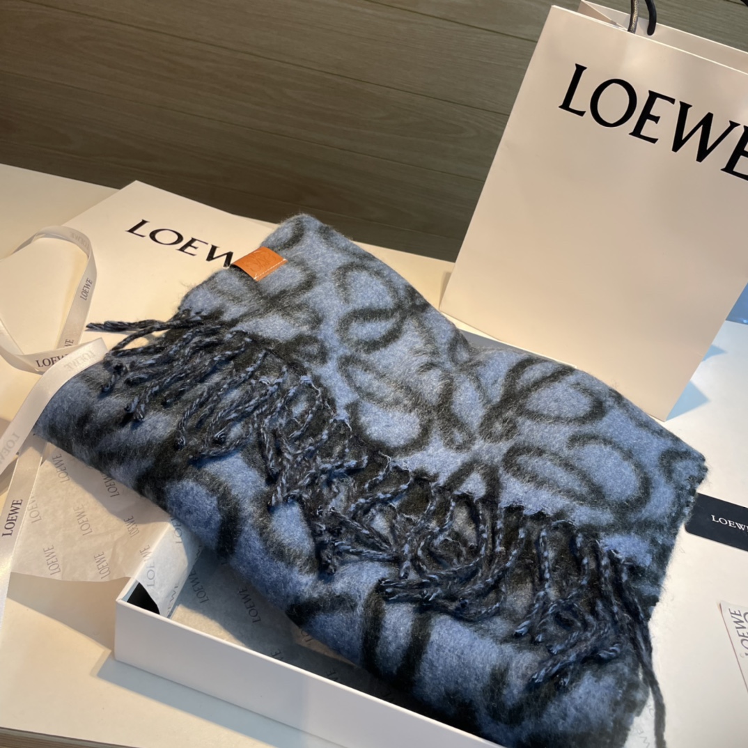 【LOEWE ロエベ】スカーフ 30*180CM   241109-BRAND OFF