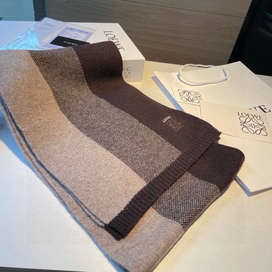 【LOEWE ロエベ】スカーフ 30*190CM   241109-BRAND OFF