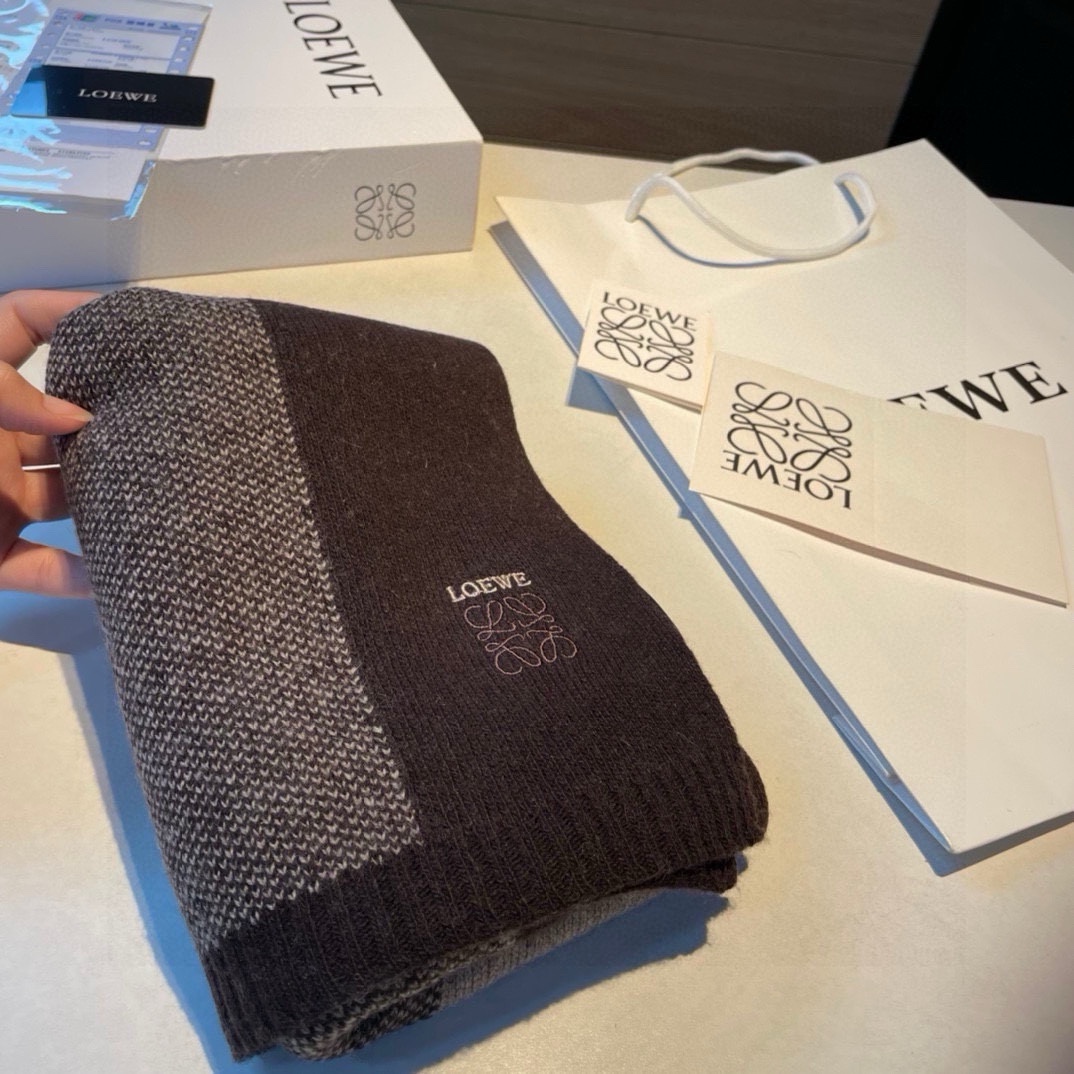 【LOEWE ロエベ】スカーフ 30*190CM   241109-BRAND OFF