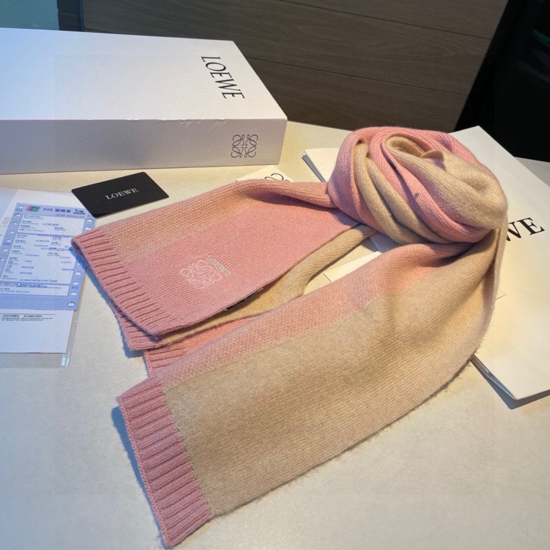 【LOEWE ロエベ】スカーフ 30*190CM   241109-BRAND OFF