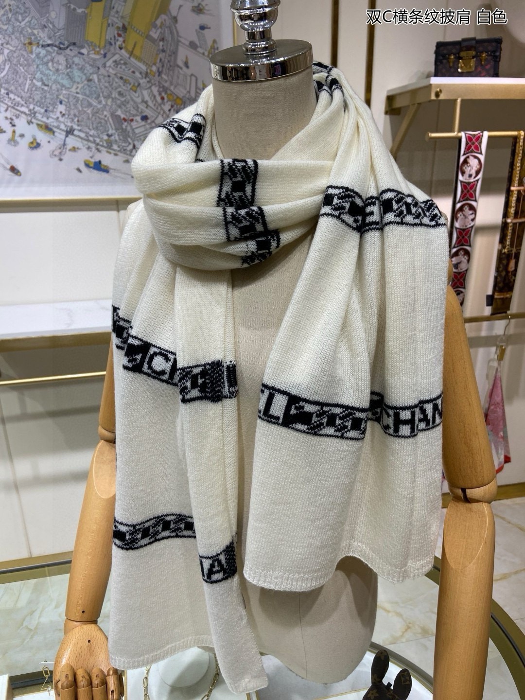 【CHANEL  シャネル 】スカーフ60*190CM 241107-BRAND OFF