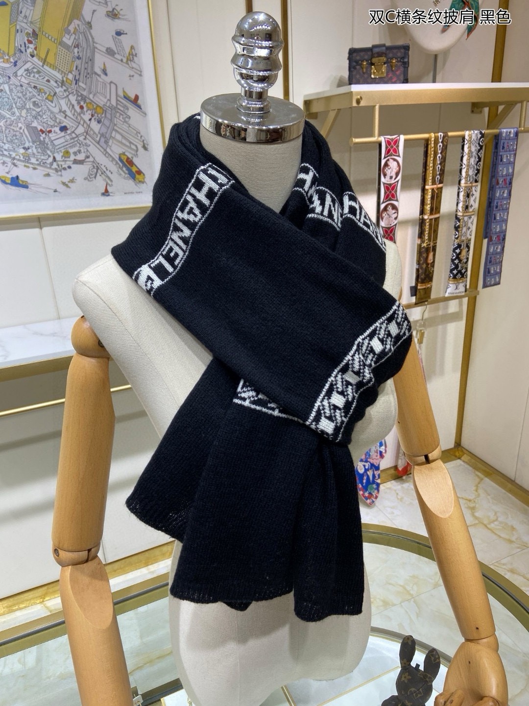 【CHANEL  シャネル 】スカーフ60*190CM 241107-BRAND OFF