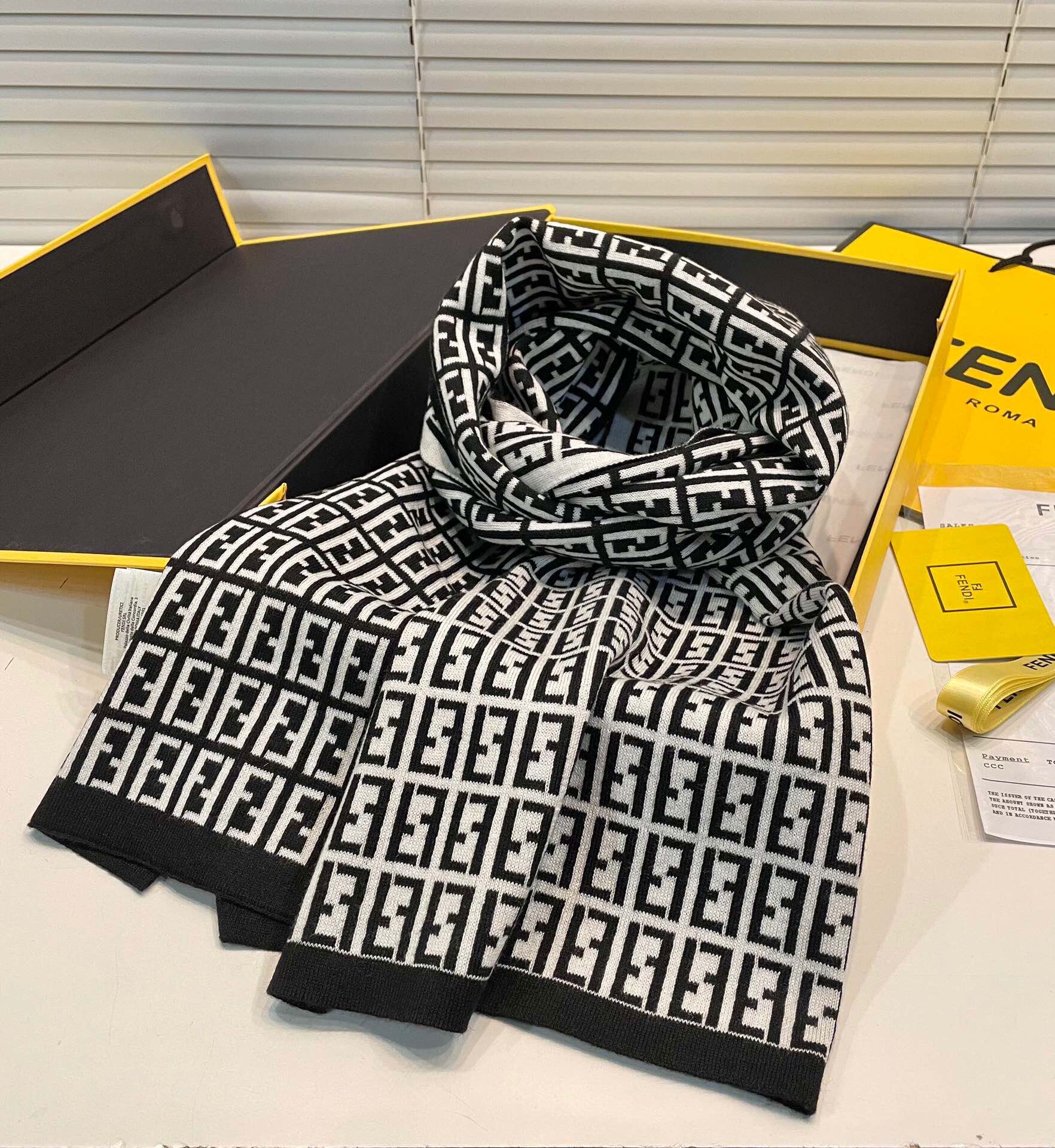 【FENDI  フェンディ】スカーフ32*200CM   241109-BRAND OFF