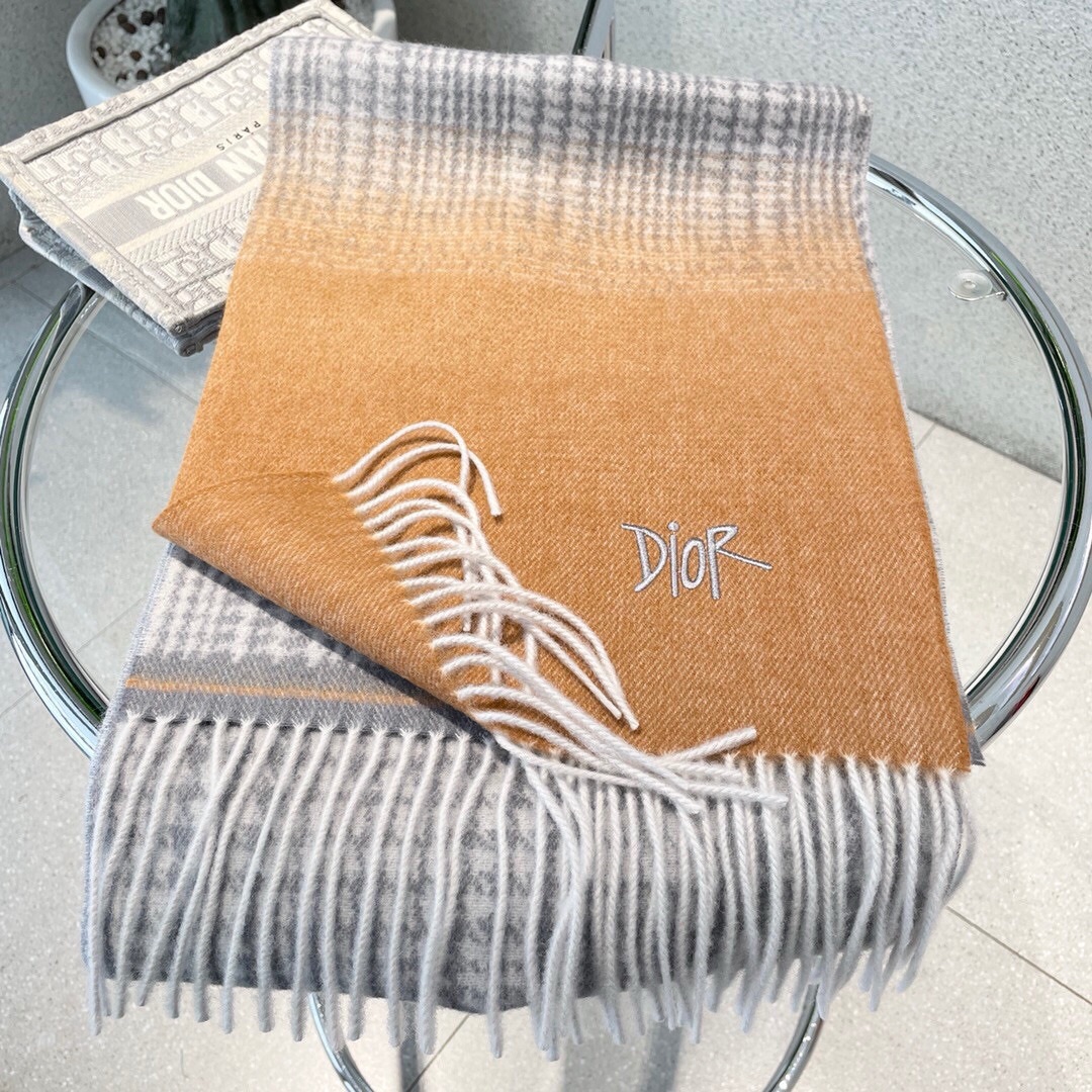 【DIOR  ディオール 】スカーフ32*200cm  241108-BRAND OFF